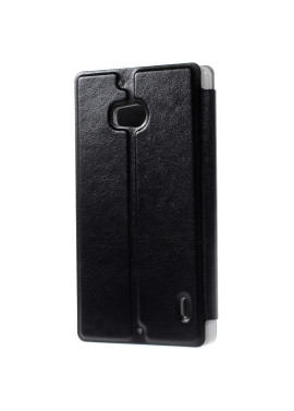 Cover Flip a Portafoglio in Ecopelle per Nokia Lumia 929 930 (Nero)