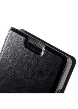Cover Flip a Portafoglio in Ecopelle per Nokia Lumia 929 930 (Nero)