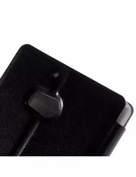 Cover Flip a Portafoglio in Ecopelle per Nokia Lumia 929 930 (Nero)