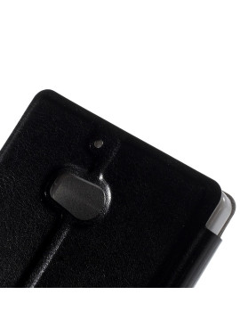 Cover Flip a Portafoglio in Ecopelle per Nokia Lumia 929 930 (Nero)