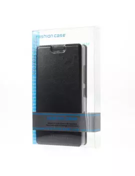 Cover Flip a Portafoglio in Ecopelle per Nokia Lumia 929 930 (Nero)