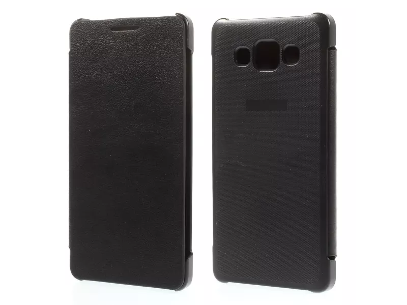Cover Flip a Portafoglio in Ecopelle per Samsung Galaxy A5 SM-A500F (Nero)