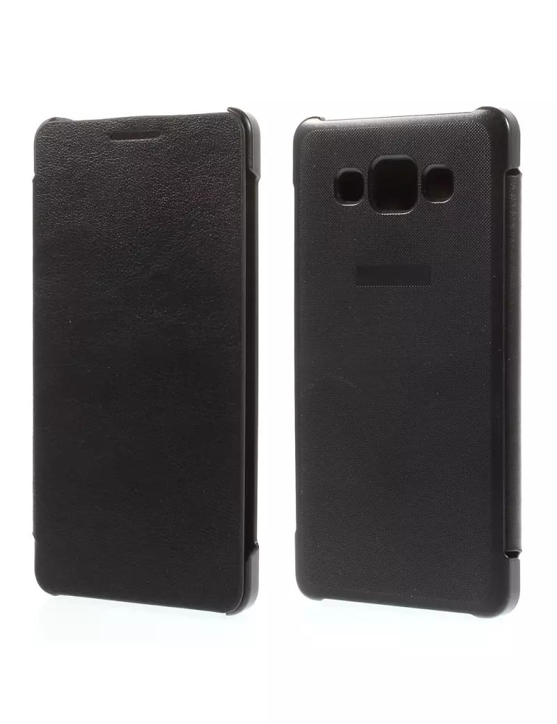 Cover Flip a Portafoglio in Ecopelle per Samsung Galaxy A5 SM-A500F (Nero)