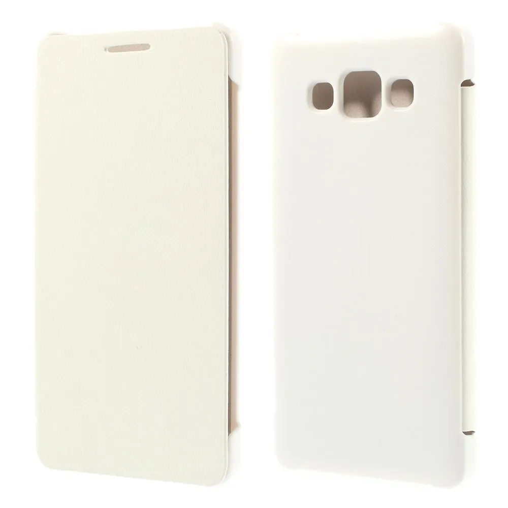 Cover Flip a Portafoglio in Ecopelle per Samsung Galaxy A5 SM-A500F (Bianco)