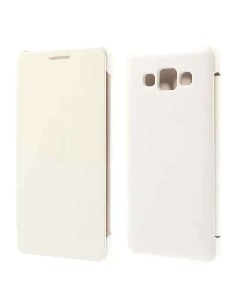 Cover Flip a Portafoglio in Ecopelle per Samsung Galaxy A5 SM-A500F (Bianco)