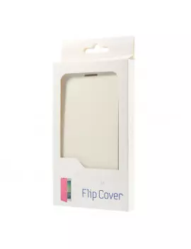 Cover Flip a Portafoglio in Ecopelle per Samsung Galaxy A5 SM-A500F (Bianco)