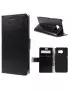 Cover Flip a Portafoglio in Ecopelle per Samsung Galaxy S6 Edge G925 (Nero)
