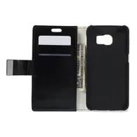 Cover Flip a Portafoglio in Ecopelle per Samsung Galaxy S6 Edge G925 (Nero)