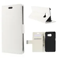 Cover Flip a Portafoglio in Ecopelle per Samsung Galaxy S6 Edge G925 (Bianco)
