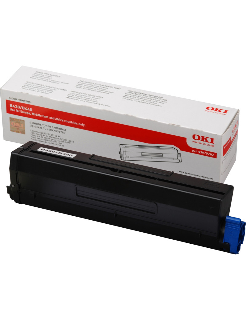 Toner Originale Oki 43979202 (Nero 7000 pagine) Toner Originale Oki 43979202 (Nero 7000 pagine)