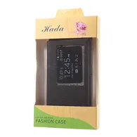 Cover Flip a Portafoglio in Ecopelle Effetto Sabbia per Samsung Galaxy S6 Edge G925 (Nero)