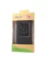 Cover Flip a Portafoglio in Ecopelle Effetto Sabbia per Samsung Galaxy S6 Edge G925 (Nero)