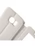 Cover Flip a Portafoglio in Ecopelle Effetto Sabbia per Samsung Galaxy S6 Edge G925 (Bianco)