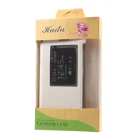 Cover Flip a Portafoglio in Ecopelle Effetto Sabbia per Samsung Galaxy S6 Edge G925 (Bianco)