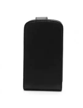 Cover Flip a Portafoglio Verticale in Ecopelle per BlackBerry Q10 (Nero)