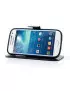 Cover Flip a Portafoglio in Ecopelle per Samsung Galaxy S4 Mini i9190 (Blu)