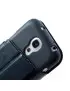 Cover Flip a Portafoglio in Ecopelle per Samsung Galaxy S4 Mini i9190 (Blu)