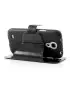 Cover Flip a Portafoglio in Ecopelle per Samsung Galaxy S4 Mini i9190 (Nero)