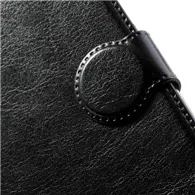 Cover Flip a Portafoglio in Ecopelle per Samsung Galaxy S4 Mini i9190 (Nero)