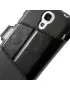 Cover Flip a Portafoglio in Ecopelle per Samsung Galaxy S4 Mini i9190 (Nero)