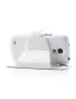 Cover Flip a Portafoglio in Ecopelle per Samsung Galaxy S4 Mini i9190 (Bianco)