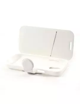 Cover Flip a Portafoglio in Ecopelle per Samsung Galaxy S4 Mini i9190 (Bianco)