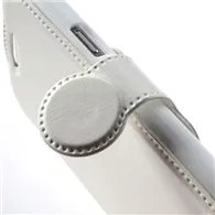 Cover Flip a Portafoglio in Ecopelle per Samsung Galaxy S4 Mini i9190 (Bianco)