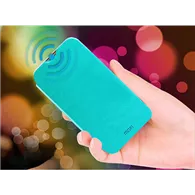 Cover Flip a Portafoglio in TPU per Nokia Lumia 1520 (Azzurro)