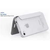 Cover Flip a Portafoglio Luxury per iPhone 4 4S (Bianco)