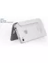 Cover Flip a Portafoglio Luxury iPhone 4 4S Bianco