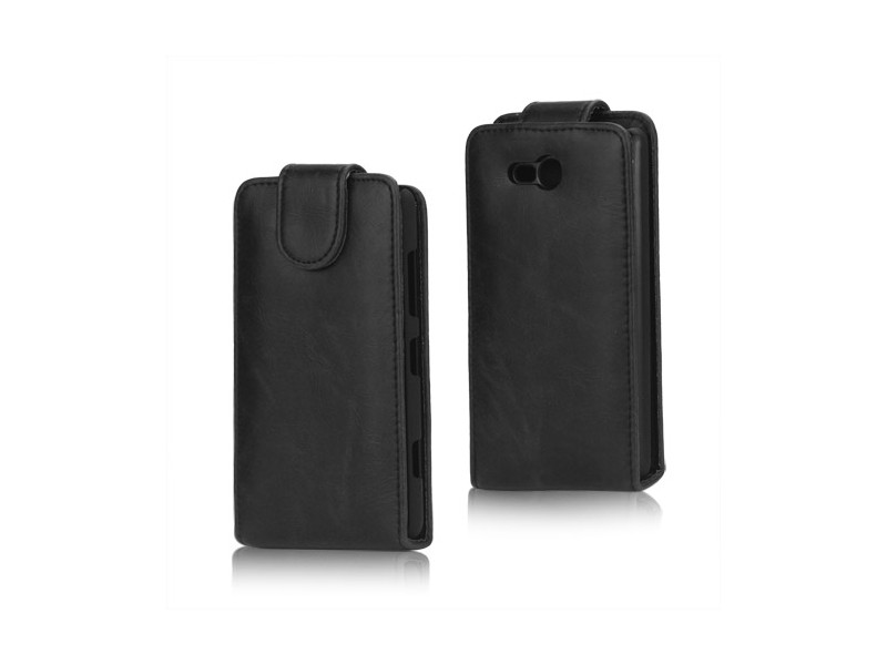 Cover Flip a Portafoglio per Nokia Lumia 820 (Nero)