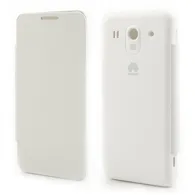 Cover Flip a Portafoglio Slim per Huawei Ascend G520 (Bianco)