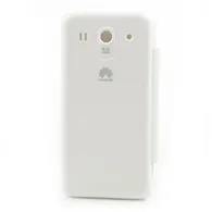 Cover Flip a Portafoglio Slim per Huawei Ascend G520 (Bianco)