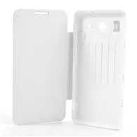 Cover Flip a Portafoglio Slim per Huawei Ascend G520 (Bianco)