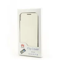 Cover Flip a Portafoglio Slim per Huawei Ascend G520 (Bianco)