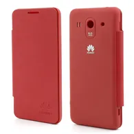Cover Flip a Portafoglio Slim per Huawei Ascend G520 (Rosso)