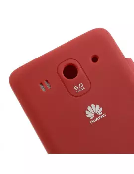 Cover Flip a Portafoglio Slim Huawei Ascend G520 Rosso