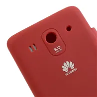 Cover Flip a Portafoglio Slim per Huawei Ascend G520 (Rosso)