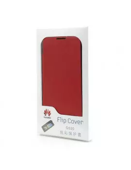 Cover Flip a Portafoglio Slim Huawei Ascend G520 Rosso