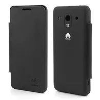 Cover Flip a Portafoglio Slim per Huawei Ascend G520 (Nero)