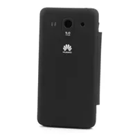 Cover Flip a Portafoglio Slim per Huawei Ascend G520 (Nero)