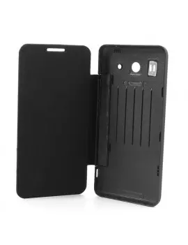 Cover Flip a Portafoglio Slim Huawei Ascend G520 Nero