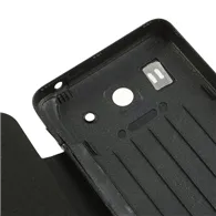 Cover Flip a Portafoglio Slim per Huawei Ascend G520 (Nero)