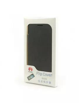 Cover Flip a Portafoglio Slim Huawei Ascend G520 Nero
