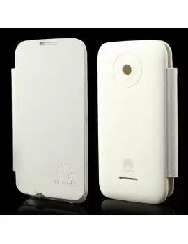 Cover Flip a Portafoglio Slim Huawei Ascend Y210 Bianco