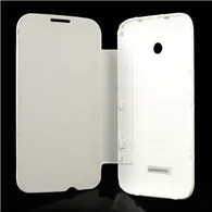 Cover Flip a Portafoglio Slim per Huawei Ascend Y210 (Bianco)