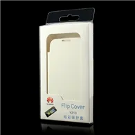 Cover Flip a Portafoglio Slim per Huawei Ascend Y210 (Bianco)