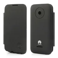 Cover Flip a Portafoglio Slim per Huawei Ascend Y210 (Nero)