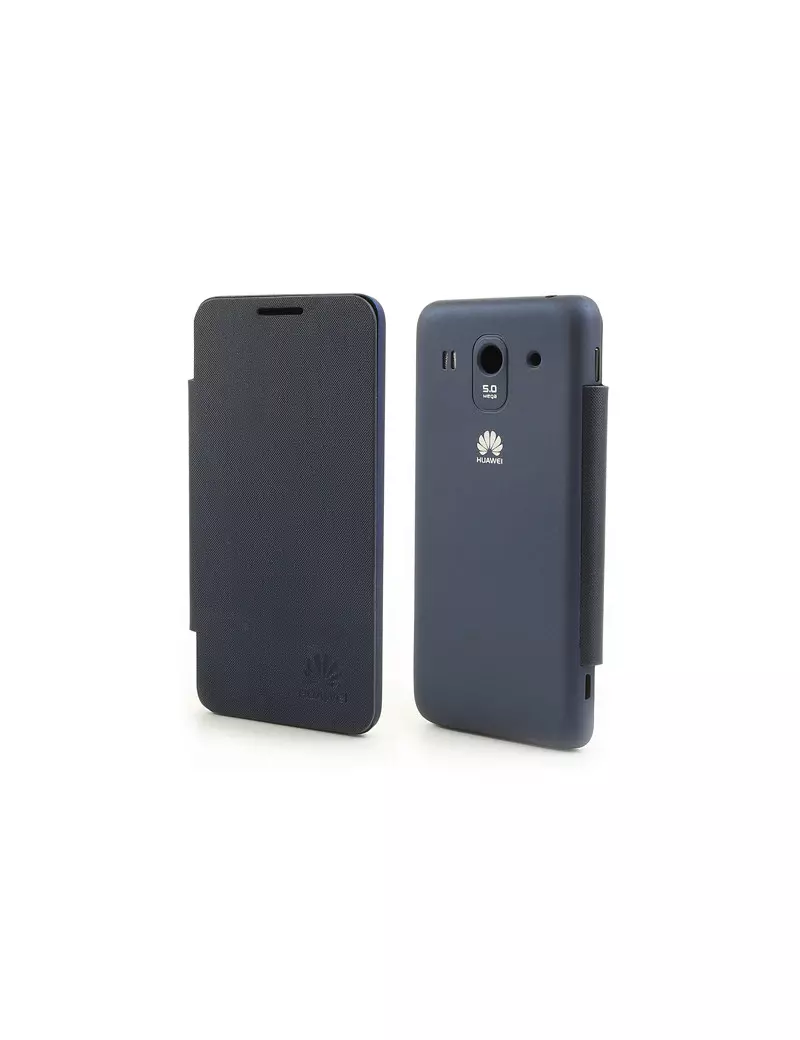 Cover Flip a Portafoglio Slim Huawei Ascend G520 Blu