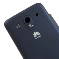Cover Flip a Portafoglio Slim per per Huawei Ascend G520 (Blu)